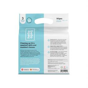 img 1 attached to 👶 Hello Bello 99% Water-Free Baby Wipes 3PK, 180ct: Gentle & Effective Cleaning for Your Baby's Delicate Skin