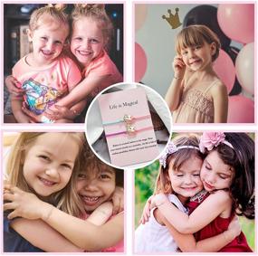 img 3 attached to 🦄 Enchanting Unicorn BFF Bracelets: Perfect Matching Friendship Gift for 2 Girls