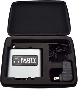 img 4 attached to High-Powered Silent Disco Transmitter for Group Listening Activities - Party Headphones Radio Frequency Wireless, A/C Powered, Up to 1500 Feet Distance, Ideal for Colleges, Churches, Events, Conferences