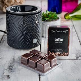 img 2 attached to ☕ Coffee Scented Wax Cubes by The Candle Daddy - Maximum Scent Coffee Wax Melts for Home and Office - Flameless Candle Ambience Without Soot - 1 Pack of 6 Cubes, 2 oz