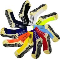 🧦 ultimate performance with keesox upgraded professional anti-slip soccer socks: unisex athletic sport & basketball socks logo