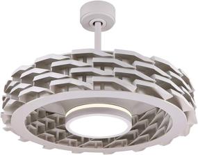 img 3 attached to LUMIO Bladeless Ceiling Fan, 6 Speeds with Dimmable LED Light (28, White) - The Preferred Choice of Modern Fans Today