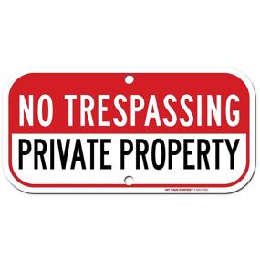 img 4 attached to 🚧 Enhanced Visibility Prismatic Reflective Property Trespassing Sign