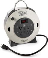 black decker retractable extension outlets logo