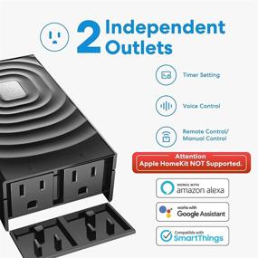 img 3 attached to Meross MSS620 Certified Waterproof Smart Assistant