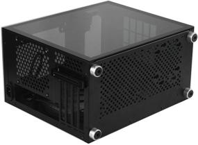 img 2 attached to 💻 Goodisory S200 Mini Size Aluminum Gaming Computer Chassis with Type-C I/O - Matx Desktop
