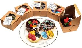img 2 attached to 🍪 Delicious KPOSIYA 4X4X2 5 Pastries Cookies Brown 3: Indulge in Irresistible Treats!
