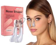 👃 pain-free silicone nose shaper lifter clip: unisex nose corrector for slimming, straightening, and beauty enhancement logo