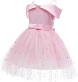 img 3 attached to 👗 Enchanting Wedding Gradient Holiday Princess Dresses: Perfect Girls' Clothing for Special Occasions