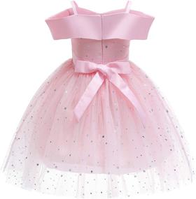 img 2 attached to 👗 Enchanting Wedding Gradient Holiday Princess Dresses: Perfect Girls' Clothing for Special Occasions