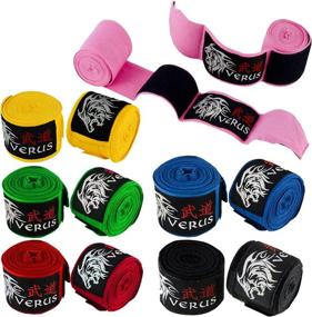 img 3 attached to 🥊 Versus Elastic Hand Wraps - MMA Inner Gloves for Fist Protection, Boxing Bandages & Mitts