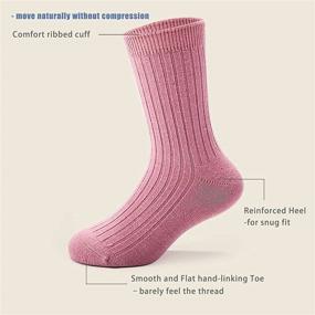 img 2 attached to 🧦 Winter Essentials: Boys Wool Socks - 6 Pack for Unbeatable Warmth & Comfort