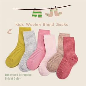 img 3 attached to 🧦 Зимние необходимости: Омужские шерстяные носки - 6 штук для непревзойденного тепла и комфорта