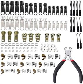 img 3 attached to 🔧 All-in-One Zipper Repair Kit with Instant Zipper Fix and Easy Installation Pliers Tool - Mocossmy Zipper Replacement Pack