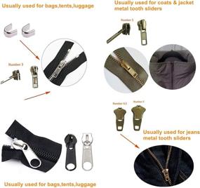 img 1 attached to 🔧 All-in-One Zipper Repair Kit with Instant Zipper Fix and Easy Installation Pliers Tool - Mocossmy Zipper Replacement Pack