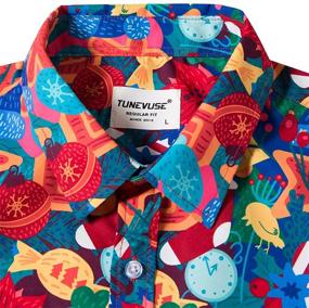 img 2 attached to 🎄 Holiday Gift for Men: TUNEVUSE Christmas Novelty Men's Clothing and Shirts