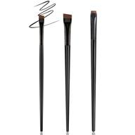 eyeliner eyebrow brushes slanted eyeshadow logo