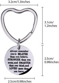 img 3 attached to 💪 Stronger Smarter Keychain Inspiring by Mtlee