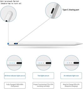 img 2 attached to iPad Stylus Pen, Apple Pencil with Palm Rejection&amp;Tilt for Drawing, Compatible with 2018-2020 iPad 6/7/8th Gen, iPad Pro(11/12.9’’),iPad Air 3rd/4th Gen,iPad Mini 5th, High Precision