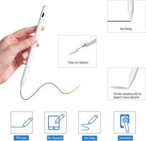 img 1 attached to iPad Stylus Pen, Apple Pencil with Palm Rejection&amp;Tilt for Drawing, Compatible with 2018-2020 iPad 6/7/8th Gen, iPad Pro(11/12.9’’),iPad Air 3rd/4th Gen,iPad Mini 5th, High Precision