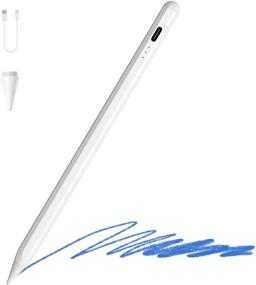 img 4 attached to iPad Stylus Pen, Apple Pencil with Palm Rejection&amp;Tilt for Drawing, Compatible with 2018-2020 iPad 6/7/8th Gen, iPad Pro(11/12.9’’),iPad Air 3rd/4th Gen,iPad Mini 5th, High Precision