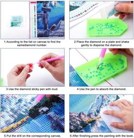 img 1 attached to 🎨Художественный сюрприз: 4 упаковки Blind Box 5D DIY наборы для бриллиантовой живописи для взрослых - случайный, яркий бриллиантовая живопись для потрясающего декора дома