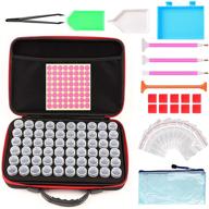 🔘 lamptop 60 slot diamond painting case tools - complete organizer and accessory set with 30pcs diamond painting tools for diy art craft logo