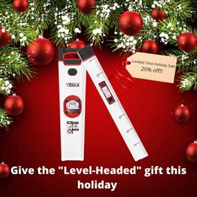 img 3 attached to 🎁 HOLIDAY SALE: Contractor Engineered 24-Inch Red Edge Construction Level with Shock-Proof Vial, Milled Bottom, and Robust End Caps - Ideal Holiday Gift For Him & Her!