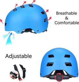 img 1 attached to 🛴 CPSC Certified Skateboard Bike Helmet with Knee Pads, Elbow Pads, Wrist Guards – Ventilated Multi-Sport Gear for Scooter, Roller Skate, Inline Skating, Rollerblading, Skateboarding, Climbing, Cycling