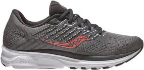 img 2 attached to 🏃 Спортивные мужские кроссовки Saucony S20579 30 Чаркоал Черные: непобедимая атлетическая производительность