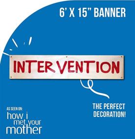 img 2 attached to 📺 Крутые сувениры телевизора HIMYM Intervention Banner Hanging Виниловый баннер - 6 'x 15' (1,8 м х 38 см) для Как я встретил вашу маму