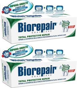 img 1 attached to 🦷 Biorepair Total Protective Repair Toothpaste with microRepair, New Formula - 2.5 Fluid Ounce (75ml) Tubes (Pack of 2) [ Imported from Italy ]