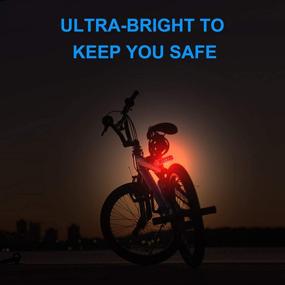 img 3 attached to 🚴 2021 Upgraded Version LED Bike Tail Lights: Ultra Bright USB Rechargeable Rear Bike Lights (2 Pack)