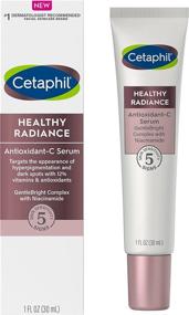 img 4 attached to 🌟 Cetaphil Face Serum: Healthy Radiance Antioxidant-C Serum for Sensitive Skin, Reduces Dark Spots and Hyperpigmentation, Fragrance-Free, Hypoallergenic, 1 oz