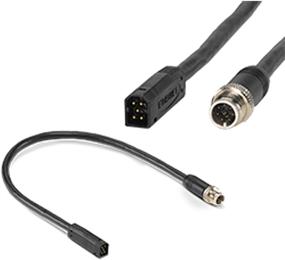 img 1 attached to 🔌 Humminbird 720074-12 AS EC QDE 12 Ethernet Adapter Cable: Enhanced Connectivity in Black