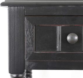 img 1 attached to Black Accent Table with Drawer - Simplify Your Décor with Décor Therapy