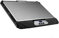 💻 klim swift laptop cooler: high-performance aluminium cooling pad for pc and mac - new 2021 version - black logo