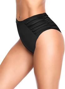 img 1 attached to 👙 Discover the Trendiest SHEKINI Women's Ruched Bikini Bottoms for Stylish Clothing, Swimsuits & Cover Ups