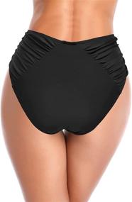 img 2 attached to 👙 Discover the Trendiest SHEKINI Women's Ruched Bikini Bottoms for Stylish Clothing, Swimsuits & Cover Ups