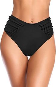 img 4 attached to 👙 Discover the Trendiest SHEKINI Women's Ruched Bikini Bottoms for Stylish Clothing, Swimsuits & Cover Ups