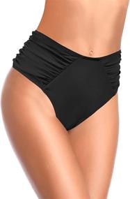 img 3 attached to 👙 Discover the Trendiest SHEKINI Women's Ruched Bikini Bottoms for Stylish Clothing, Swimsuits & Cover Ups