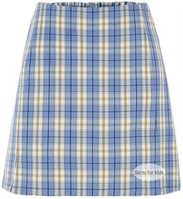 img 4 attached to Plaid Skirt Safety Knickers Purple