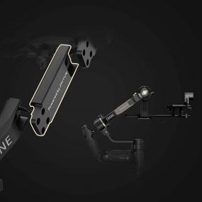 img 1 attached to Zhiyun Crane 3S Black Gimbal Stabilizer for Mirrorless DSLR Cinema Cameras, Sony Canon Panasonic Nikon, Blackmagic 6K 4K, Modular Design, Max Payload 6.5kg (Smartsling Handle)