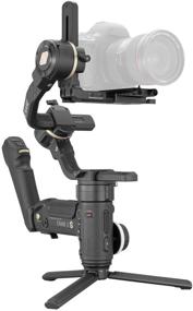 img 4 attached to Zhiyun Crane 3S Black Gimbal Stabilizer for Mirrorless DSLR Cinema Cameras, Sony Canon Panasonic Nikon, Blackmagic 6K 4K, Modular Design, Max Payload 6.5kg (Smartsling Handle)