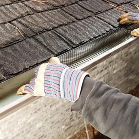 img 1 attached to 🌬️ Frost King VX620 Gutter Guard: 6x20' Plastic Protection at Its Finest