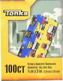 img 1 attached to 🚛 Premium Quality Tonka Truck 100CT Sterile Adhesive Bandages - 3/4x3