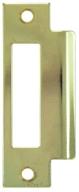 🔧 tuff stuff tools 4-7/8 inch brass plated strike plate with large hole логотип