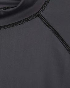 img 2 attached to REMEETOU Boys' Clothing and 👕 Swimwear: Quick-Dry Short Sleeve Black Rashguard