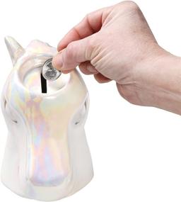 img 3 attached to 🦄 What on Earth Unicorn Night Light Coin Bank - Magical LED Horn with Removable Color-Changing Glow