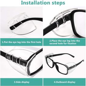 img 2 attached to 👓 Enhanced Shields Eyeglasses: Optimal Eye Safety & Protection Glasses